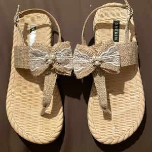 Cute tan sandals